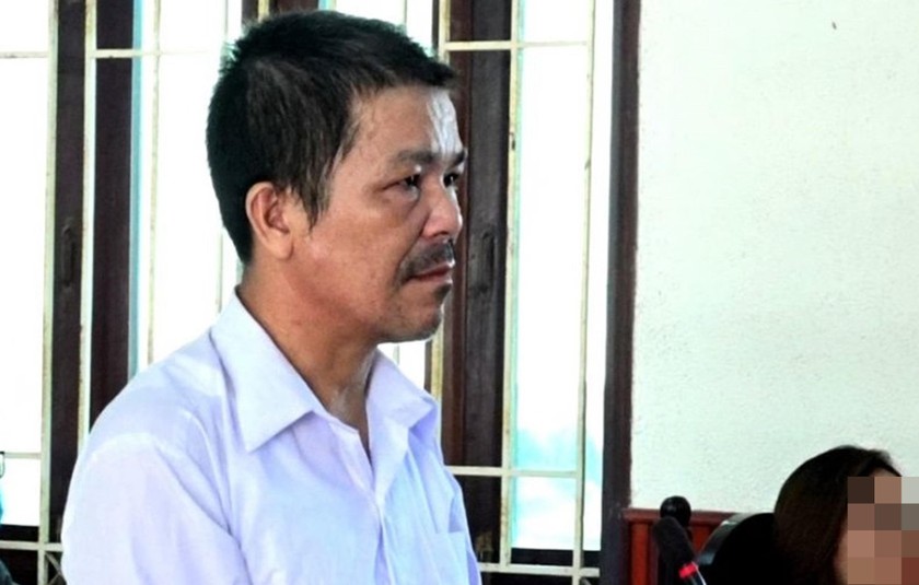 Bị cáo Trần Đức Tuấn tại phiên tòa xét xử.
