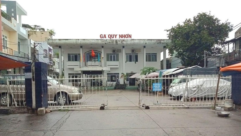 Ga Quy Nhơn đang nằm tại trung tâm TP Quy Nhơn.