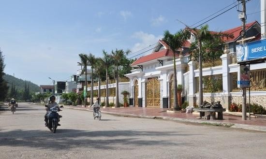 Một góc thị trấn Tuy Phước.