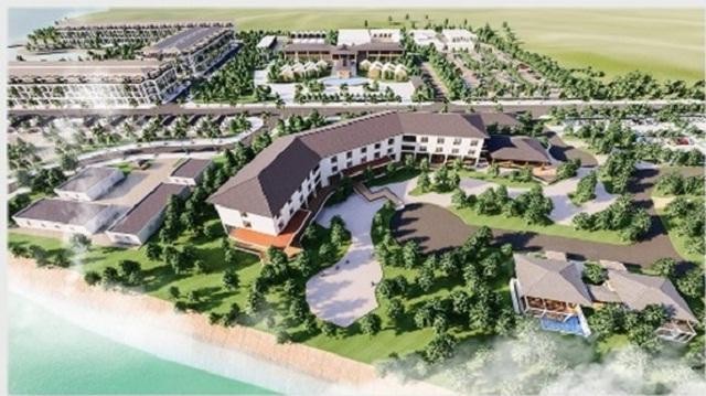 Phối cảnh dự án Khu du lịch nghỉ dưỡng, chăm sóc sức khỏe và dân cư khu vực suối nước nóng Hội Vân.