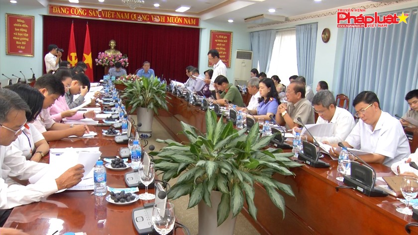 Bộ trưởng Bộ Tư pháp Lê Thành Long làm việc với Tỉnh uỷ, UBND tỉnh Đồng Nai 