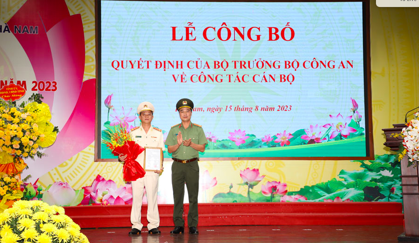 Đại tá Phạm Hùng Dương được bổ nhiệm làm Phó Giám đốc Công an tỉnh Hà Nam