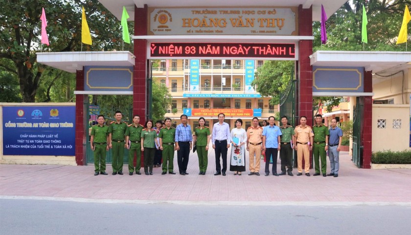 Nam Định triển khai mô hình 'Cổng trường an toàn giao thông'