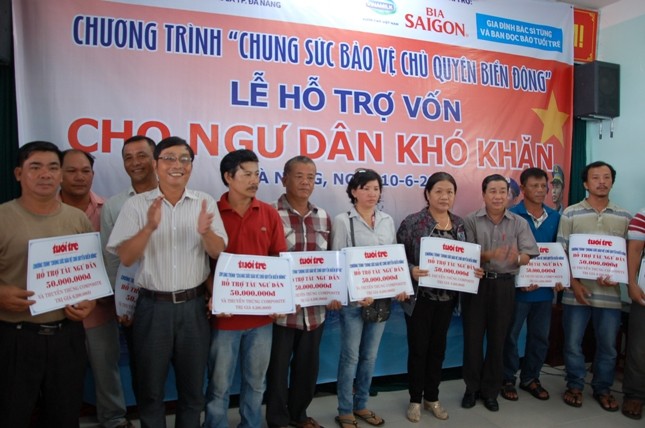 Hơn 3 tỷ đồng hỗ trợ cho 55 chủ tàu cá ở Đà Nẵng
