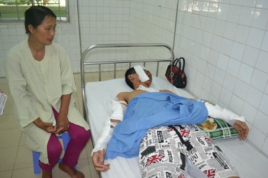 Nạn nhân tại Bệnh viện Đa khoa Đà Nẵng