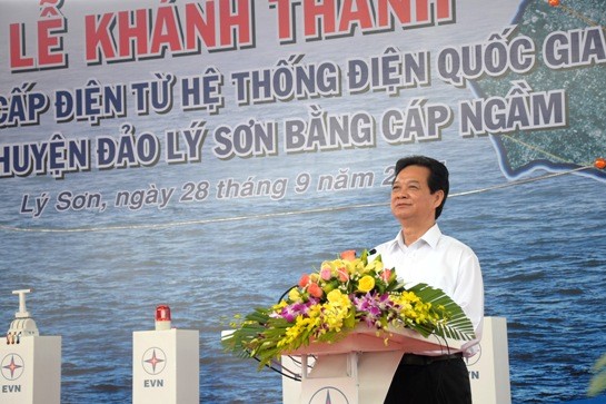 Thủ tướng Nguyễn Tấn Dũng phát biểu tại buổi lễ