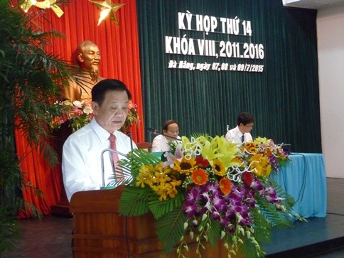 Ông Trần Thọ, Bí thư Thành ủy Đà Nẵng khai mạc kỳ họp