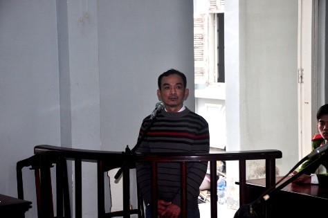 Bị cáo Lê Nhật Phương tại phiên tòa