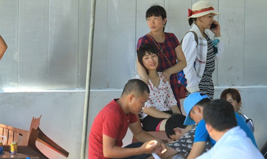 Gia đình chị Xuân mất 2 con trong vụ chìm tàu trên sông Hàn ngày 4/6.