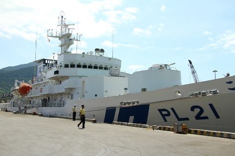Tàu huấn luyện Kojima tại cảng Tiên Sa, Đà Nẵng