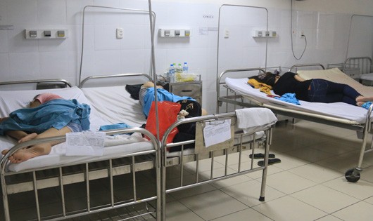 Các bệnh nhân đang điều 
 trị tại Bệnh viện