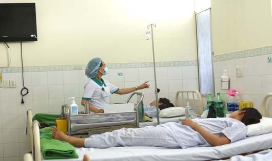 Các bệnh nhân được cấp cứu tại Bệnh viện