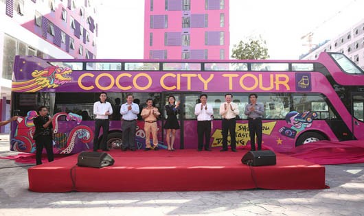 Khai trương xe buýt 2 tầng mui trần phục vụ du lịch đầu tiên tại Việt Nam