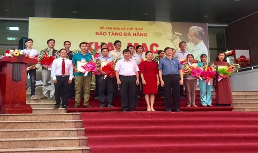 Trưởng ban Tuyên giáo Thành ủy Đặng Việt Dũng dự khai mạc Liên hoàn Làng nghề truyền thống xứ Quảng