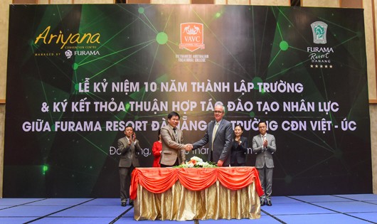 Ký kết thỏa thuận hợp tác đào tào nhân lực giữa Furama Resort và Trường Cao đẳng Nghề Việt- Úc