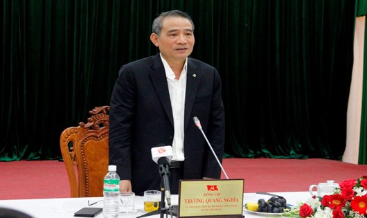 Ông Trương Quang Nghĩa làm việc với Sở Giao thông Vận tải Đà Nẵng