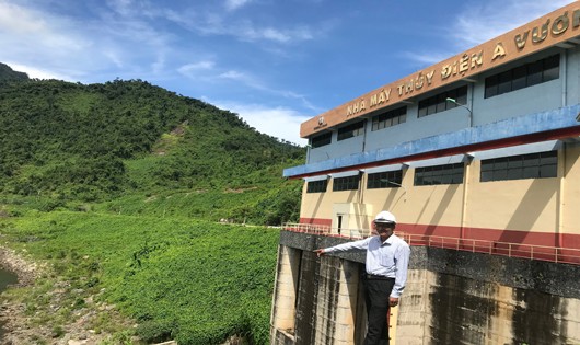 Thủy điện A Vương nằm trên hệ thống sông Vu Gia- Thu Bồn