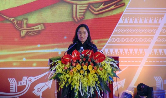 Thứ trưởng Trịnh Thị Thủy phát biểu khai mạc