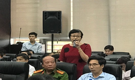 Bà Lê Thu Hạnh, PGĐ Sở Ngoại vụ Đà Nẵng thông tin về các đoàn cán bộ Đà Nẵng đi du lịch nước ngoài