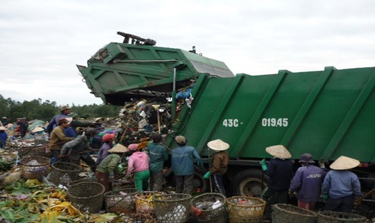 Xử lý rác tại Bãi rác Khánh Sơn Đà Nẵng