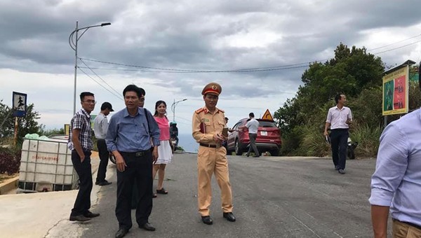 Các lực lượng chức năng khảo sát các tuyến đường trên bán đảo Sơn Trà