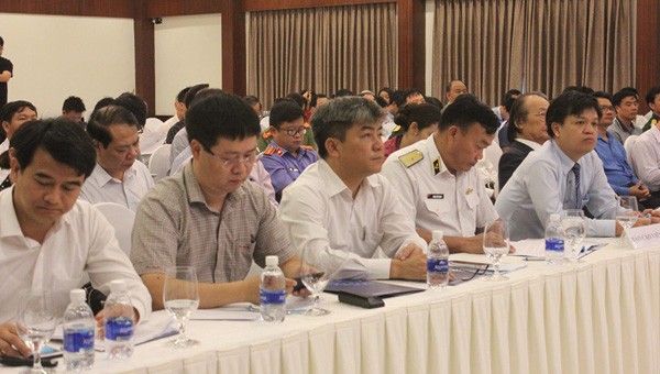 Các đại biểu tham dự tại Hội nghị tập huấn kiến thức biển đảo
