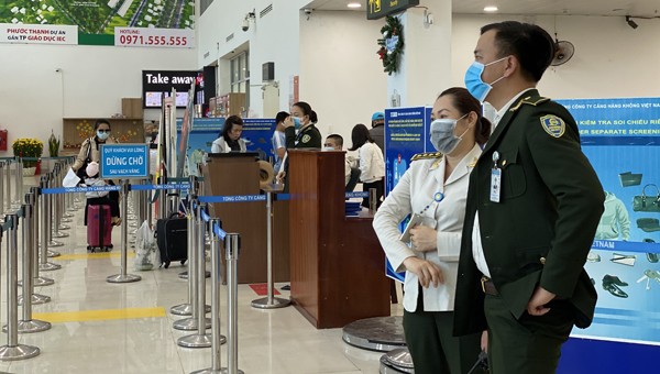 Tăng cường Kiểm dịch Y tế tại Sân bay Chu Lai  