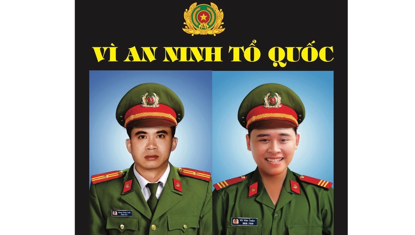  Chân dung 2 CBCS đã hi sinh khi làm nhiệm vụ tại Đà Nẵng