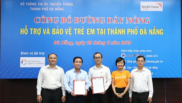 Công bố Đường dây nóng hỗ trợ bảo vệ trẻ em TP Đà Nẵng