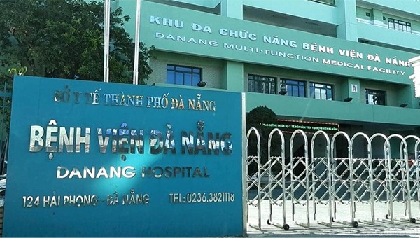 Bệnh viện Đà Nẵng nơi bệnh nhân 418 đến khám và điều trị