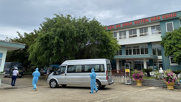 Trung tâm Y tế huyện Hòa Vang, nơi cách ly các bệnh nhân mới vừa phát hiện mắc Covid-19
