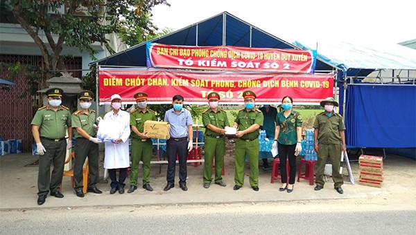 Các chốt kiểm soát dịch Covid-19 tại Quảng Nam đang được tăng cường