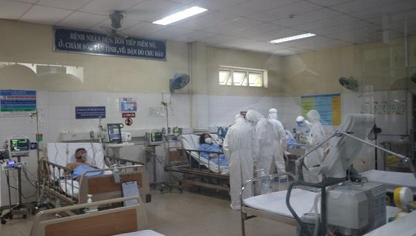 Các ca mắc Covid-19 tại Đà Nẵng đang được điều trị tại Bệnh viện dã chiến thuộc Trung tâm y tế huyện Hòa Vang