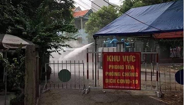 Phong tỏa khu dân cư có cán bộ CDC Quảng Nam mắc Covid-19.