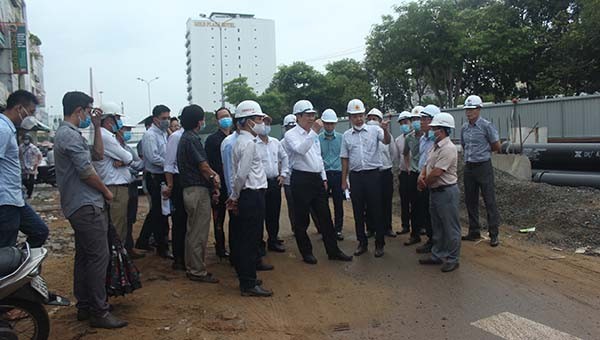 Chủ tịch UBND TP. Đà Nẵng kiểm tra công tác phòng chống lụt bão tại các công trình trọng điểm