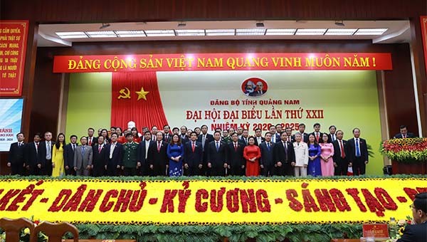 Đại hội đại biểu Đảng bộ tỉnh Quảng Nam đã kết thúc thành công tốt đẹp