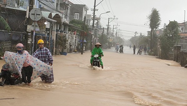 Cảnh ngập lụt tại Đại Lộc, Quảng Nam