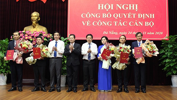 Thành ủy Đà Nẵng công bố quyết định về công tác nhân sự.
