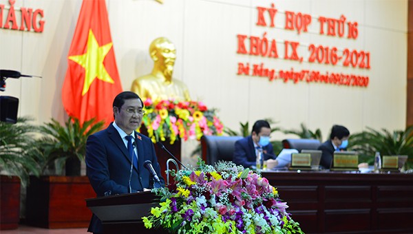 Chủ tịch UBND TP Đà Nẵng Huỳnh Đức Thơ trải lòng tại nghị trường trong lần cuối thay mặt cho lãnh đạo UBND TP, có phát biểu tại kỳ họp HĐND TP.