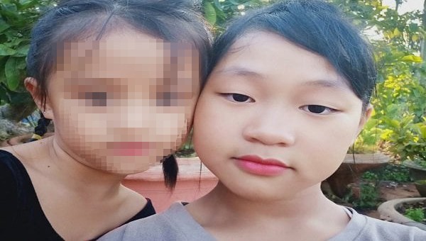 Bé gái 11 tuổi tu học tại chùa bị mất tích (ảnh giá đình cung cấp)