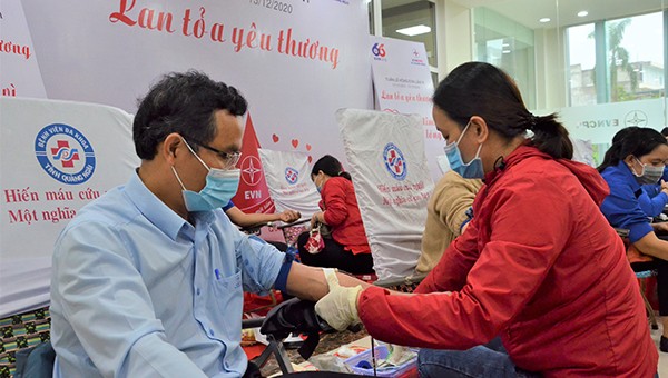 PC Quảng Ngãi với ngày hội hiến máu tình nguyện 2020