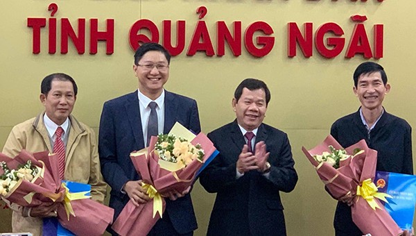 3 lãnh đạo các sở tại Quảng Ngãi vừa được bổ nhiệm.