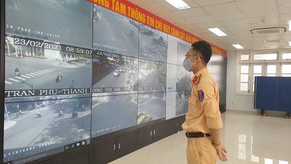 Hệ thống camera giám sát giao thông do Phòng CSGT Công an TP Đà Nẵng điều hành.