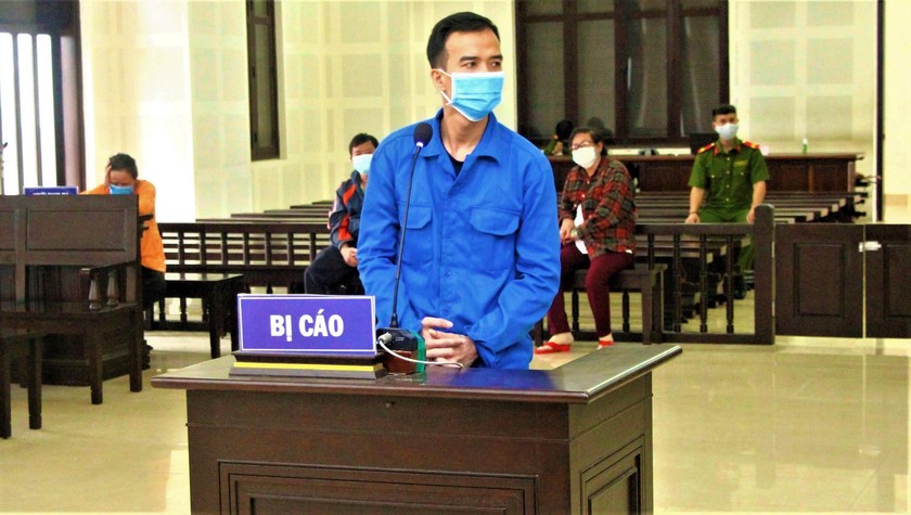Bị cáo Nguyễn Duy Thanh tại phiên tòa.