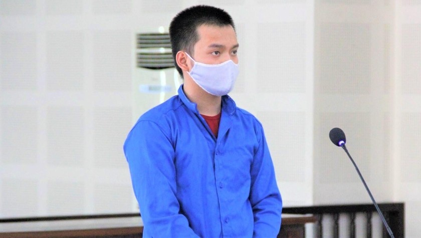 Bị cáo Nguyễn Như Long tại phiên tòa.