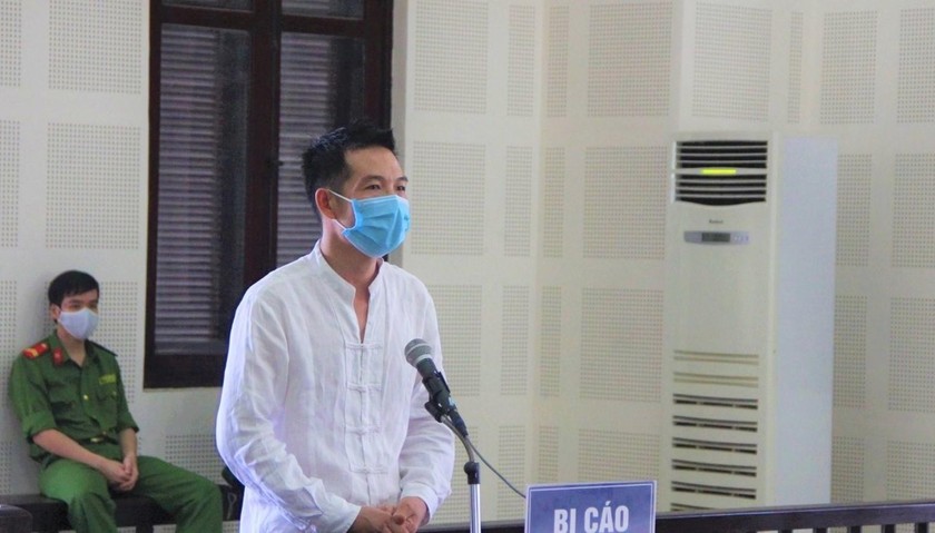 Bị cáo Nguyễn Văn Nhớ tại phiên tòa xét xử sơ thẩm.