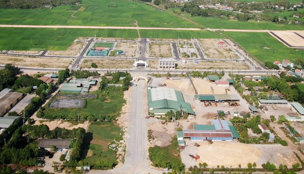 Cụm công nghiệp Đồng Dinh có diện tích 150 ha ở Quảng Ngãi.