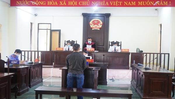 Bị cáo Trần Minh Yên tại phiên tòa.