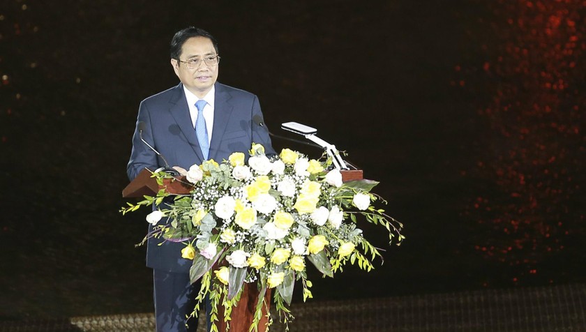 Thủ tướng Chính phủ Phạm Minh Chính dự và phát biểu chỉ đạo khai mạc Năm du lịch Quốc gia năm 2022 với chủ đề Quảng Nam- Điểm đến du lịch Xanh