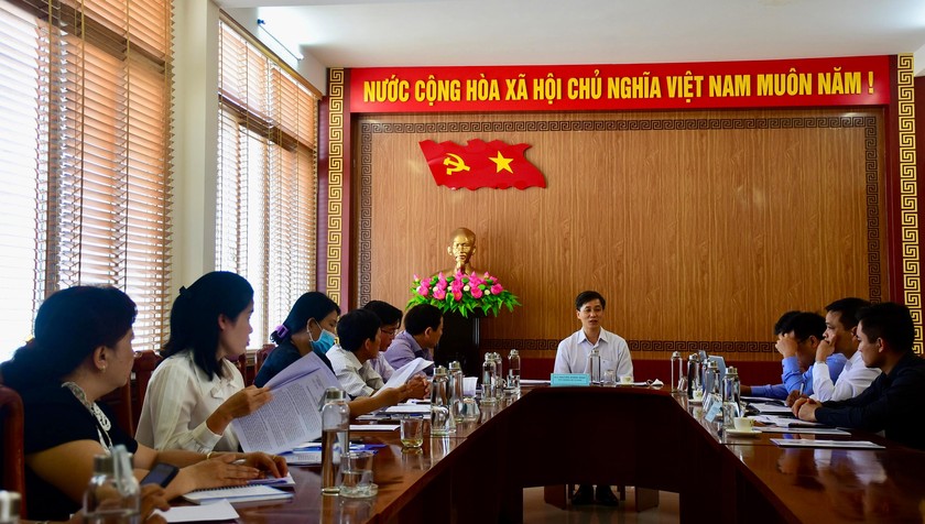 Thứ trưởng Bộ Tư pháp Nguyễn Khánh Ngọc và Đoàn công tác Bộ Tư pháp đã có buổi làm việc tới Sở Tư pháp tỉnh Quảng Nam